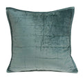 HomeRoots 50% Cotton, 50% Viscose 20' X 7' X 20' Transitional Sea Foam Solid Quilted Pillow Cover with Poly Insert