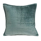 HomeRoots 50% Cotton, 50% Viscose 20' X 7' X 20' Transitional Sea Foam Solid Quilted Pillow Cover with Poly Insert