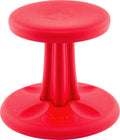 KORE Design Wobble Stool Chair, Girls + Boys Kid Desk Stools, Ergonomic Small Office Chairs, Flexible Seating for Active Kids, ADD/ADHD, Classroom, School, Home, Preschool (12in), Age 4-5 yrs, Red