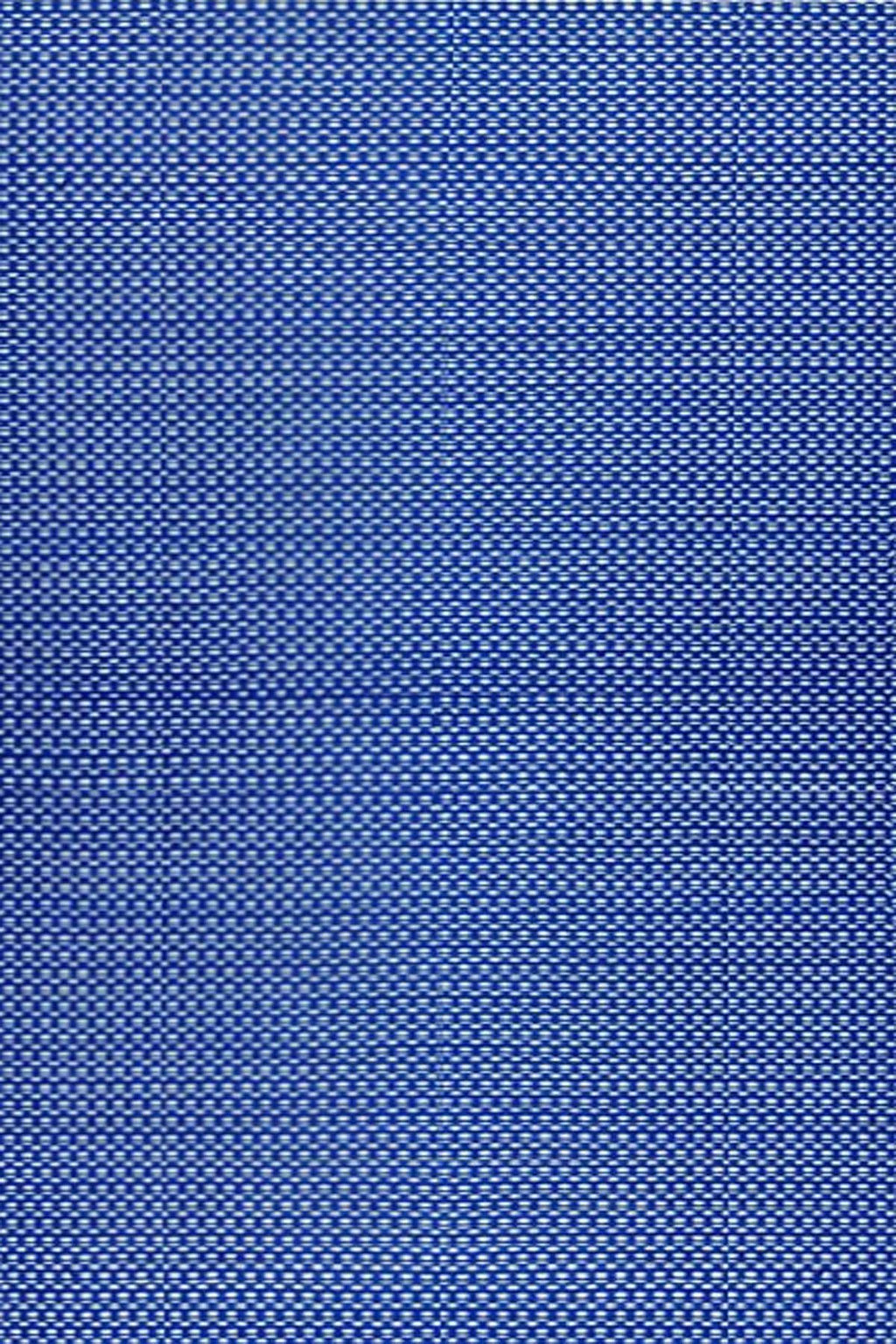 Mad Mats Geometric Outdoor Rug, Reversible Plastic Mat (6' X 9', Basic - Blue/White)