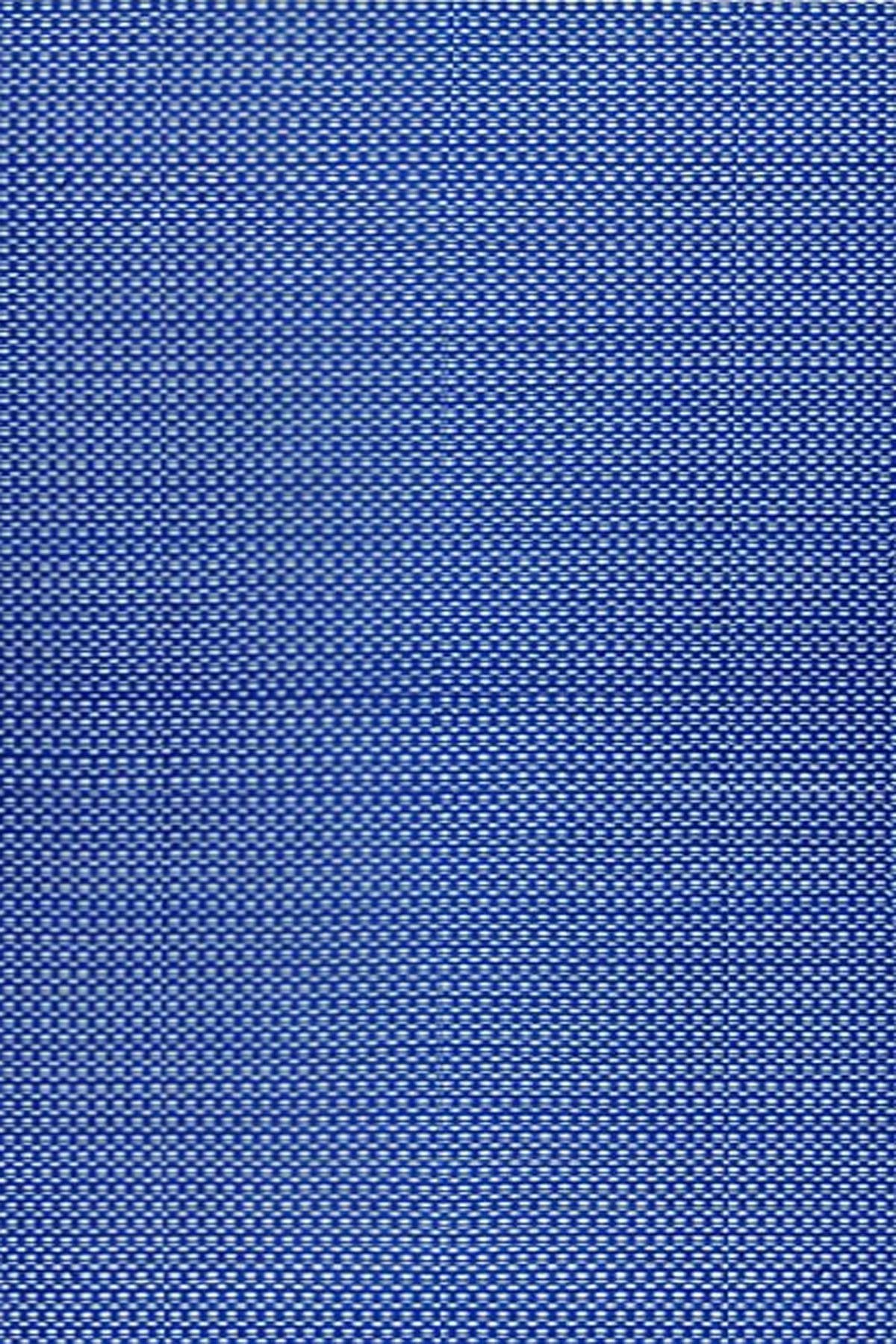 Mad Mats Geometric Outdoor Rug, Reversible Plastic Mat (6' X 9', Basic - Blue/White)