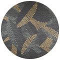 Sedona Sn11 Grey Transitional Rug Round 8' X 8'
