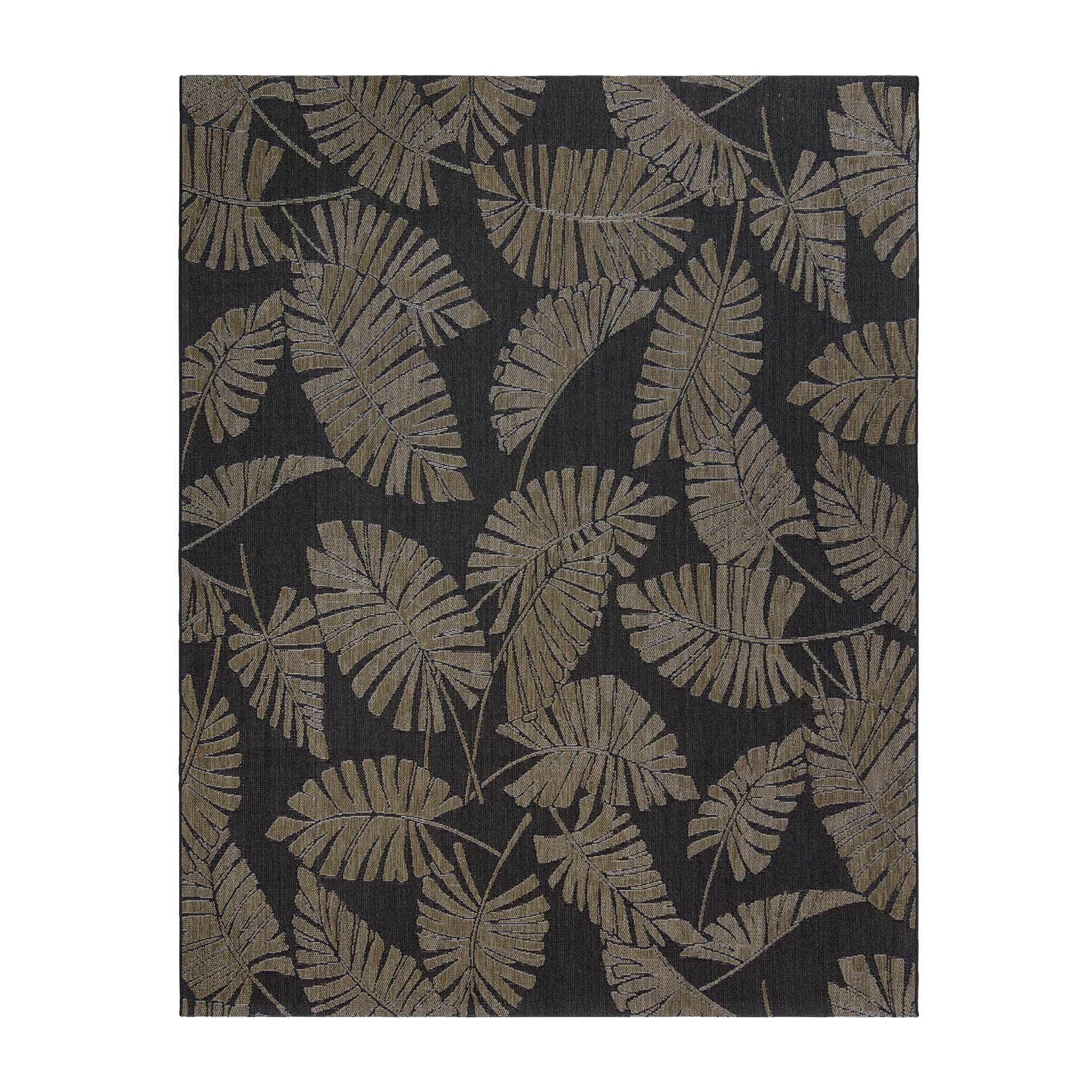 Gertmenian, 46685, Indoor Outdoor Rug Kona Coast By Reyn Spooner Hawaiian Porch Deck Patio Tropical Area Carpet, 8X10 Ft, Palm T