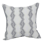 Blazing Needles Square Polyester Jacquard Throw Pillows, 17", Zae Granit 2 Count