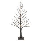 Melrose Paper 78 Led Lights Twig Christmas Tree, 36-Inch Height, Black, Holiday Season Decoration