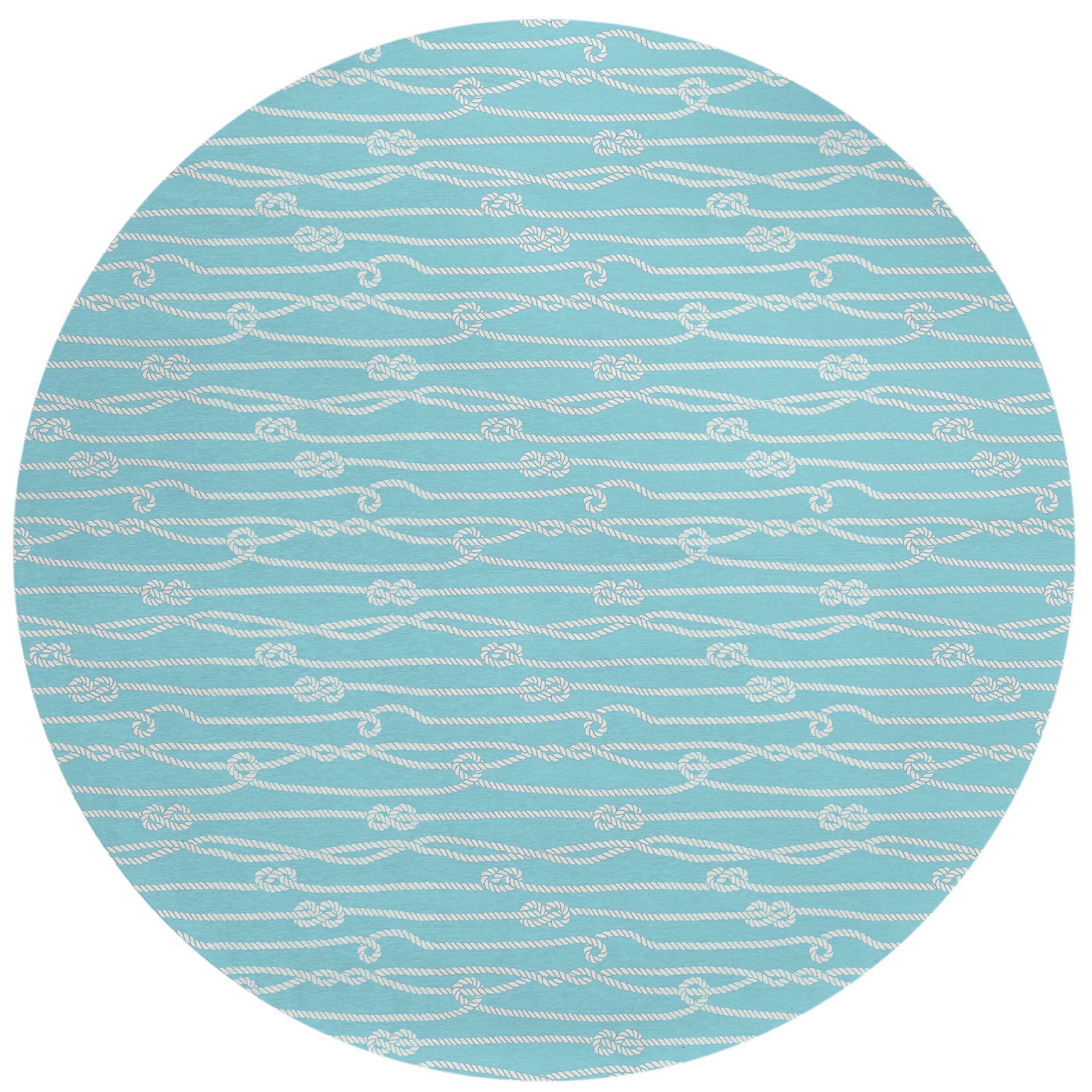 Addison Rugs Harpswell Ahp37 Shoreline 8' X 8' Indoor Outdoor Round Rug, Easy Clean, Machine Washable, Non Shedding, Bedroom, Living Room, Dining Room, Kitchen, Patio Rug