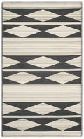 Fab Habitat Outdoor Rug - Waterproof, Fade Resistant, Crease-Free - Premium Recycled Plastic - Geo Tribal - Porch, Deck, Balcony