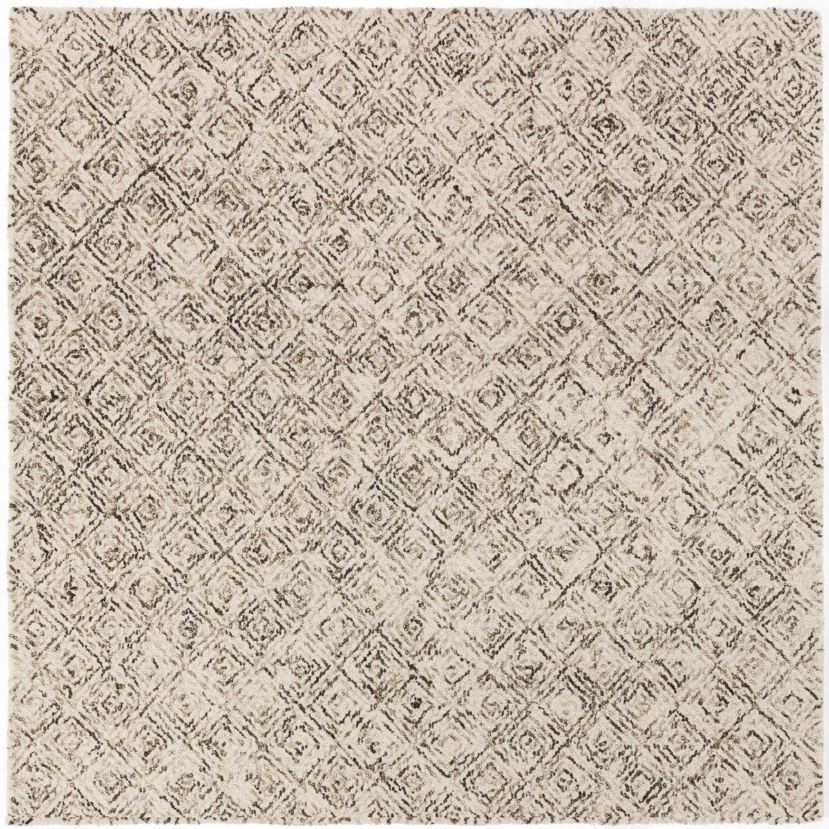 Zoe Zz1 Brown Bohemian Rug Square 6' X 6'