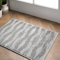 nuLOOM Tristan Contemporary Waves Accent Rug, 3 x 5, Grey, Rectangular, 0.4 Thick