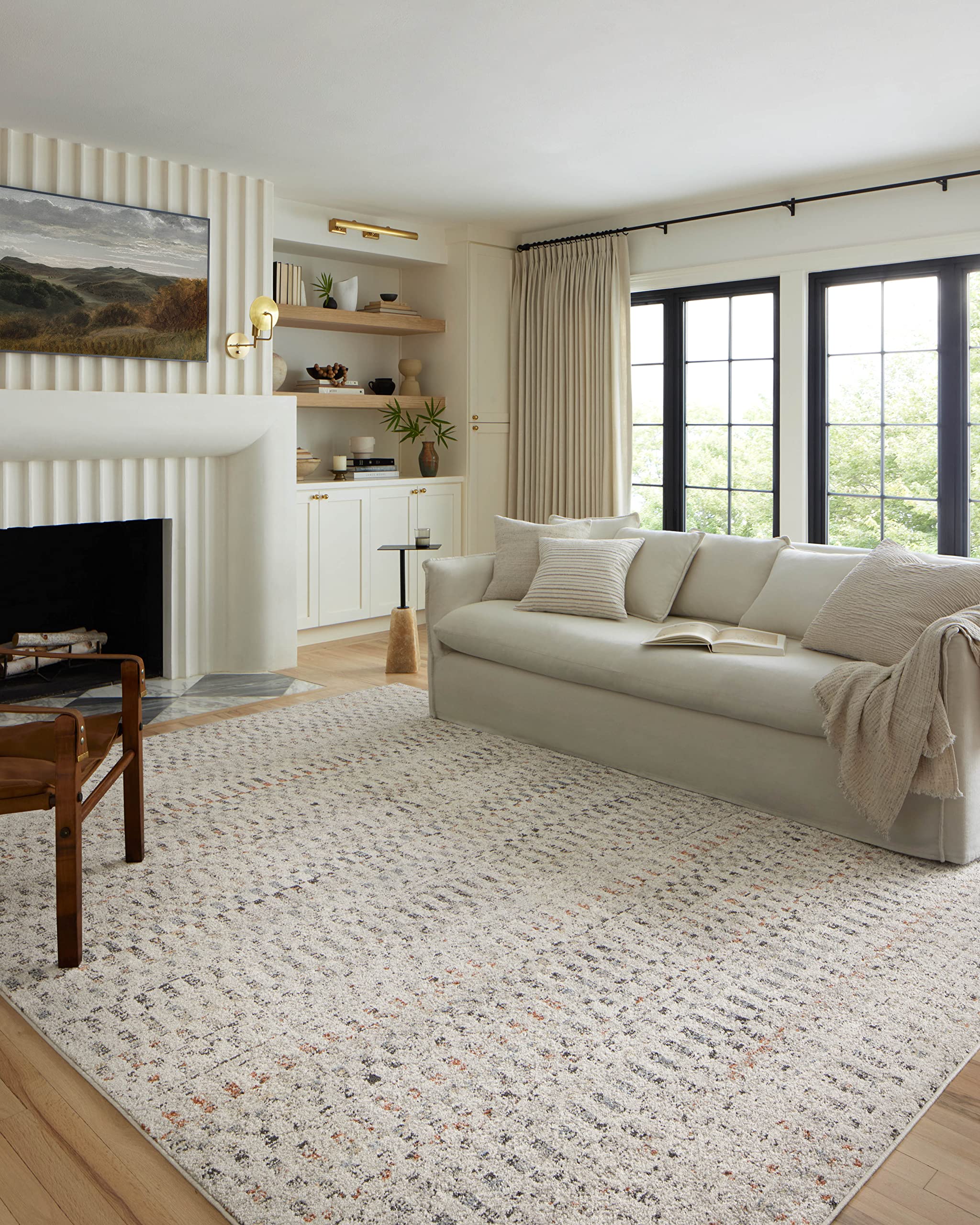 Loloi II Kamala Collection KAM-05 Grey/Multi, Transitional 11-2 x 15-7 Area Rug