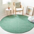 SAFAVIEH Vision Collection Area Rug - 5 Round, Light Green, Modern Ombre Tonal Chic Design, Non-Shedding & Easy Care, Ideal for