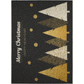 Addison Rugs Cozy Winter Acw41 Black 5' X 7'6" Indoor Outdoor Christmas, Holiday Area Rug, Easy Clean, Machine Washable, Non Shedding, Bedroom, Living Room, Dining Room, Kitchen, Patio Rug