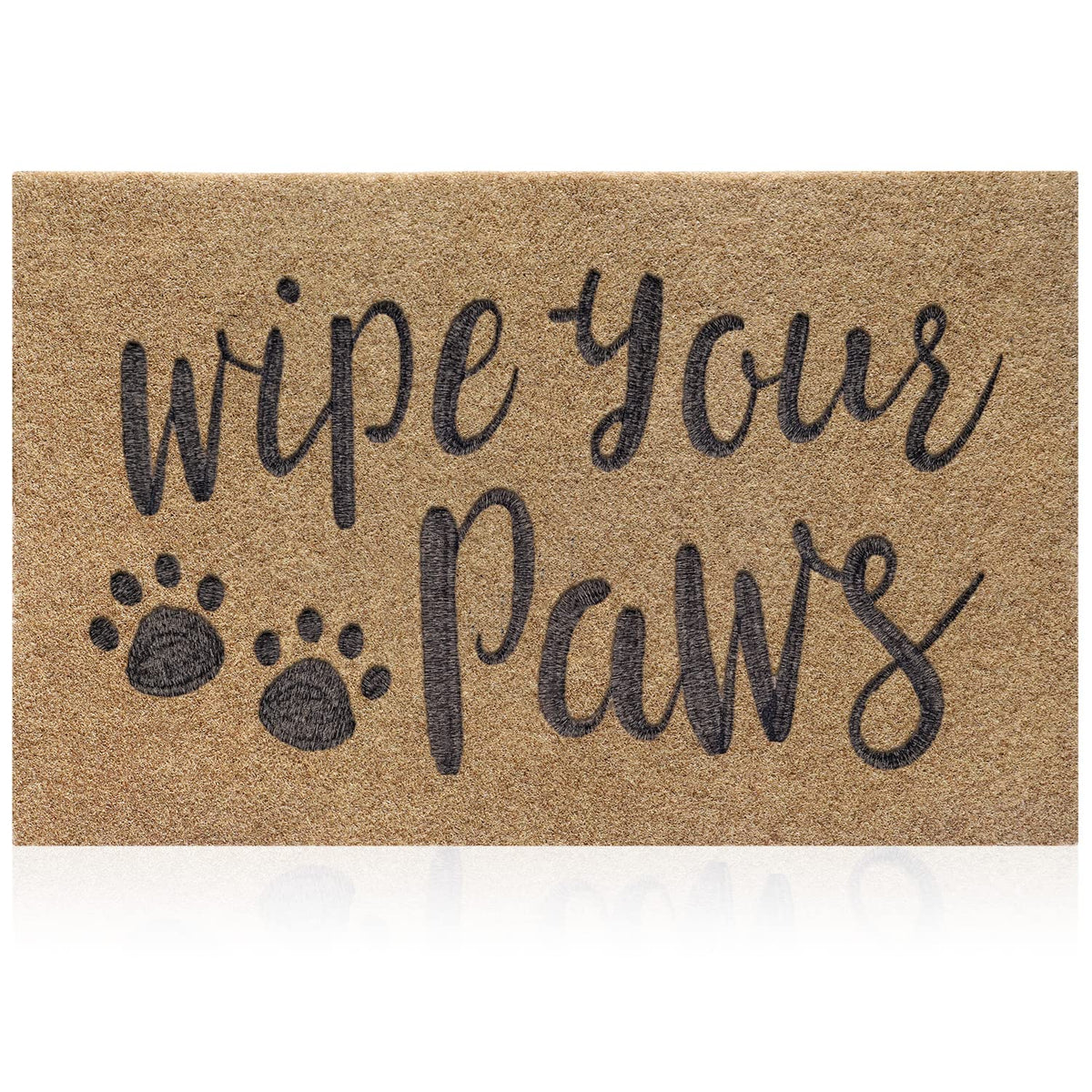 Aazzkang Dog Door Mats For Home Entrance Outdoor Indoor Wipe Your Paws Mat Large 36'X24' Easy To Clean Front Door Mat With Non