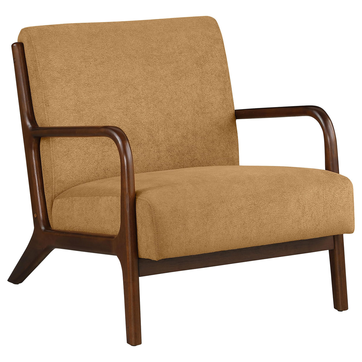 Coaster Home Furnishings Foster Upholstered Wood Frame Accent Chair Honey