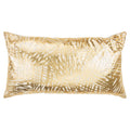 Rizzy Home 14" x 26" Down Filled Pillow with Cotton Cover in Gold