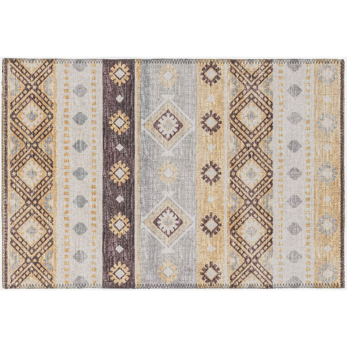 Sedona Sn12 Gold Transitional Rug Rectangle 8' X 10'