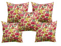 Jaipur Block Print Cotton Cushion Cover 16X16 Inch Set Of 5 Pcs 0027