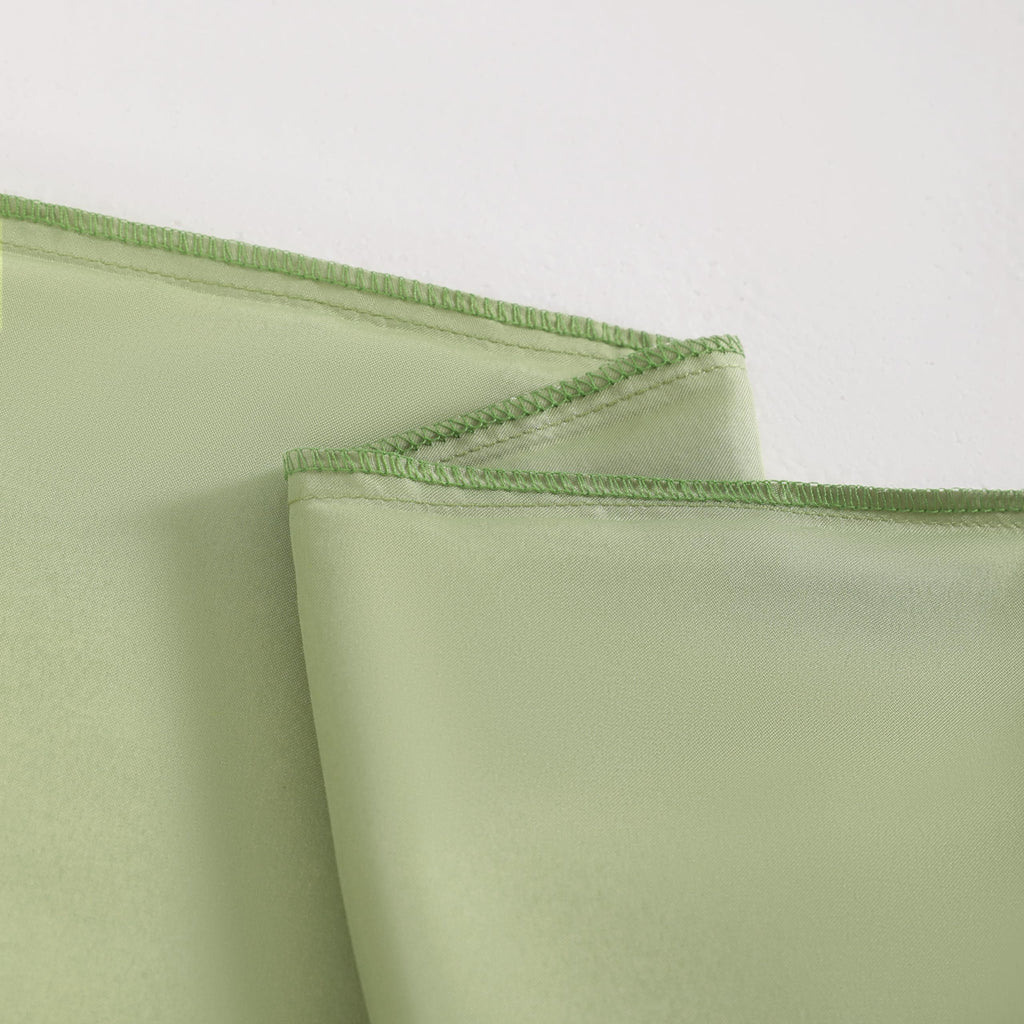 Ntbay 2 Pack Satin Standard Pillowcases For Hair And Skin, Luxurious And Silky Pillow Cases With Envelope Closure, 20X26 Inches, Sage Green