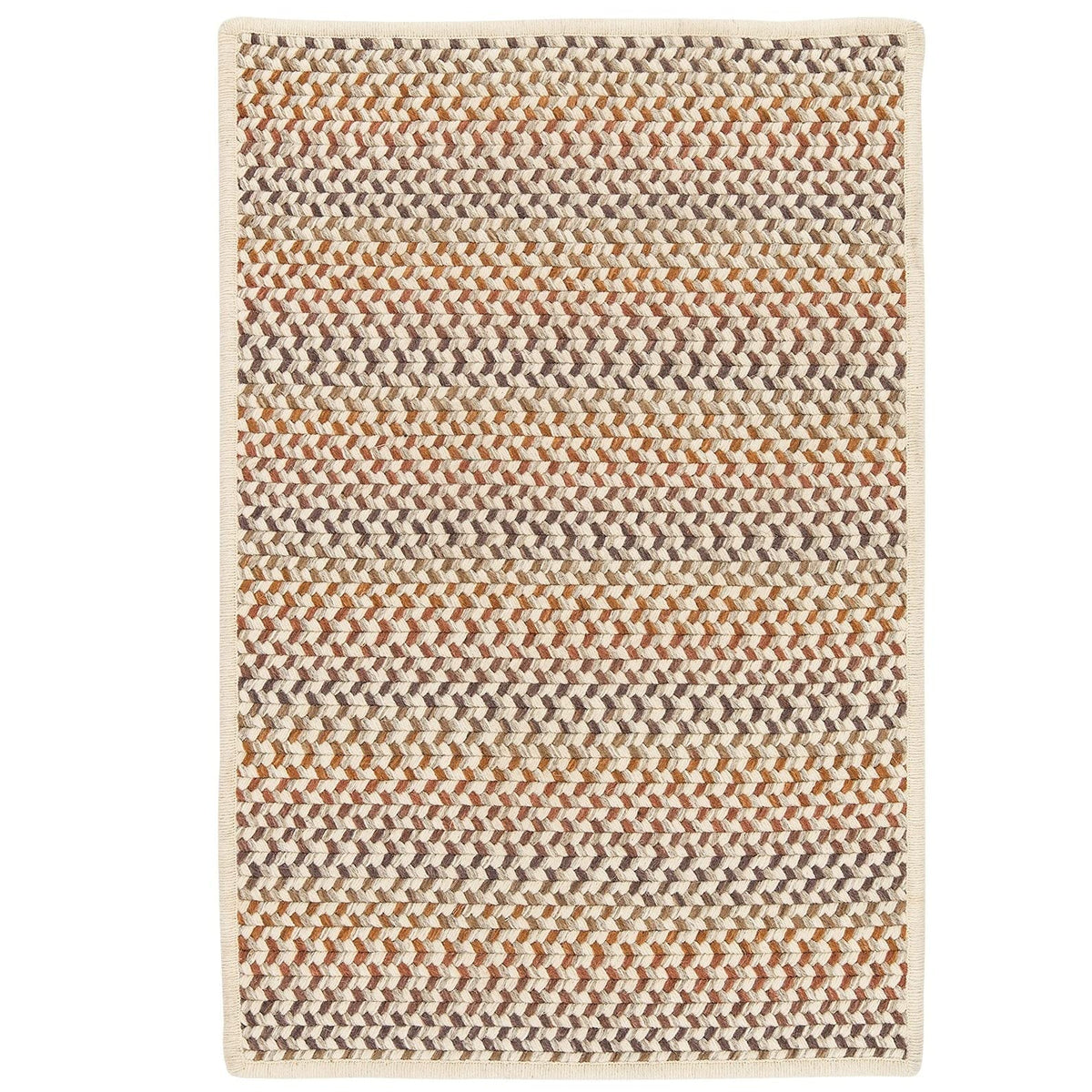 Chapman Wool Rugs, 6' X 6' Square, Autumn Blend Natural