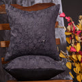 Scarlett Linens Embroidered Cushion Covers Set Of 2 | Decorative Sofa Designer Pillow Covers For Room Decor | Cushion Covers Wit