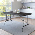 Nilkamal Celebrationz Rectangular 4 Seater Virgin Plastic Dining Table For Dining Room | Indoor & Outdoor |Home Office | Hotel, 