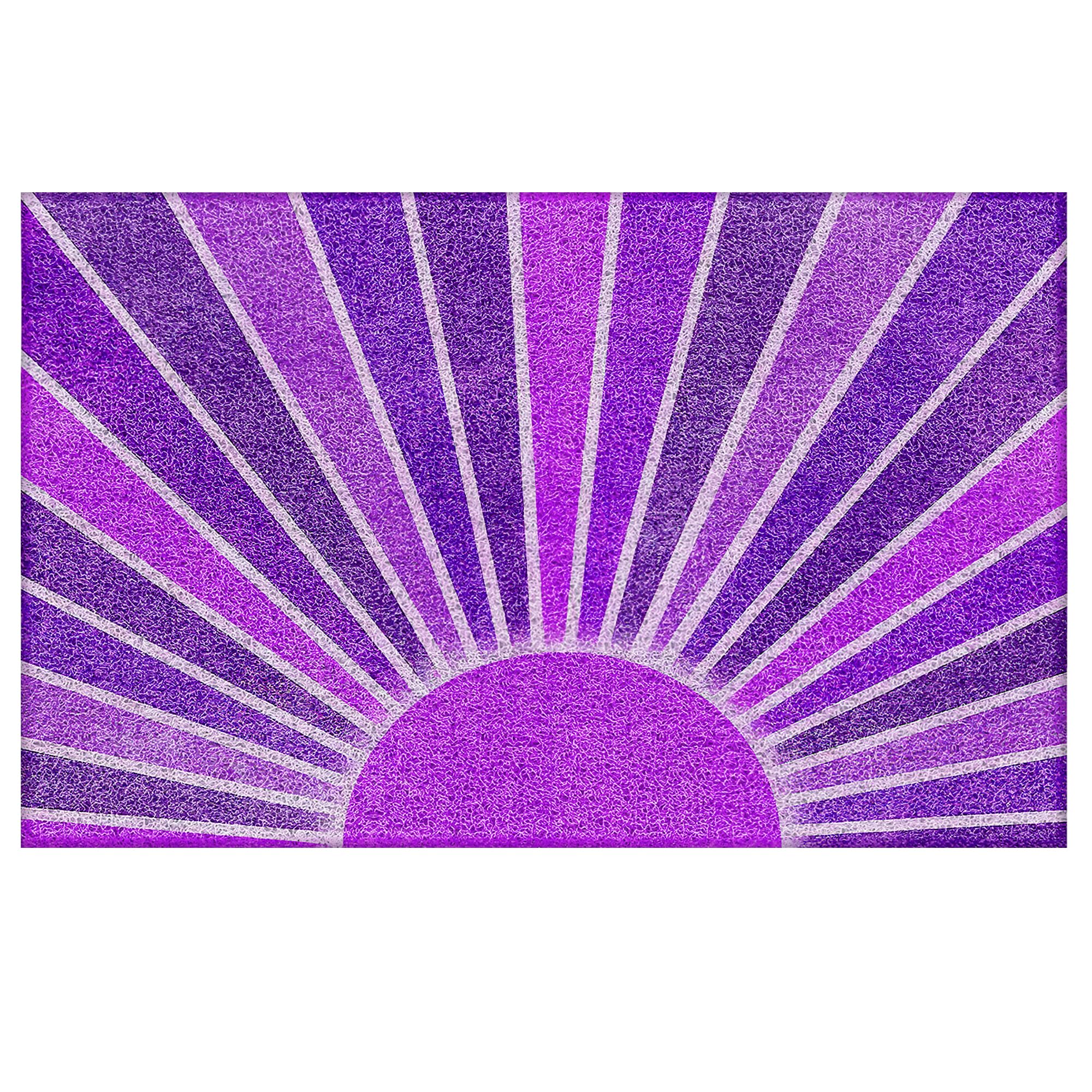 Supwhd Purple Door Mat, Violet Purple Outdoor Door Mat Doormat, Purple Welcome Mat, Purple Door Mats Doormat Outdoor Indoor Entr