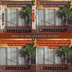 Trumiri Incense Sticks - Combo Pack Of 40 Insence-Sticks - 20 Palo Santo + 20 Myrrh - Insenses - Insents - Incents - Inscense -