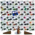 Trumiri Incense Cones Scented - 12 Random Scents - Insence Cones - Dhoop Cones - Large Long Lasting Insense Variety Pack - Incie