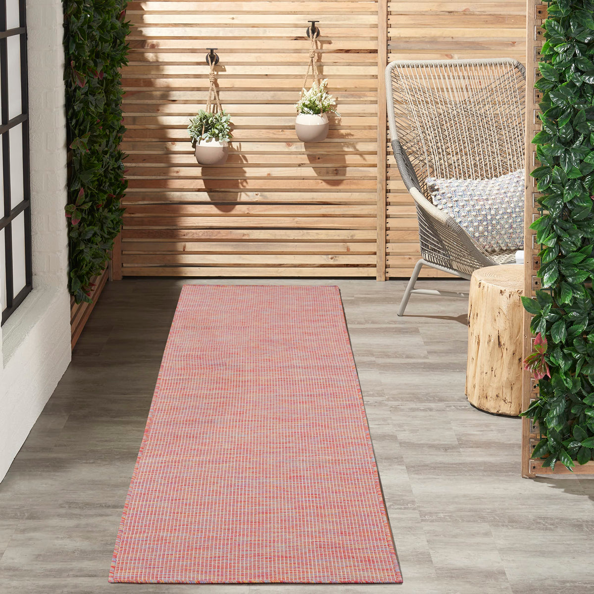 Nourison Positano Indoor/Outdoor Rainbow 2'2' X 12' Area Rug, Easy Cleaning, Non Shedding, Bed Room, Living Room, Dining Room, Backyard, Deck, Patio (2X12)