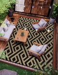6X9 Outdoor Patio Rug With Carry Bag, Waterproof Outdoor Plastic Straw Rug Rv Camping Rug, Reversible Picnic Mat Outside Carpet