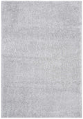 SAFAVIEH August Shag Collection Accent Rug - 2 x 3, Silver, Solid Design, Non-Shedding & Easy Care, 1.2-inch Thick Ideal for H