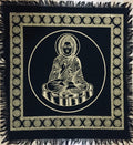 Indian Consigners Tarot Spread Altar Cloth Small 18' Square Wall Hanging Wiccan Witchcraft Wica Wall Hanging (Golden Buddha)