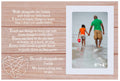 NZY Fathers Day Gifts for Daddy-Father Keepsake-Dad Presents-Birthday Thank You Christmas Gifts for Dad-Walk Alongside Me,Daddy