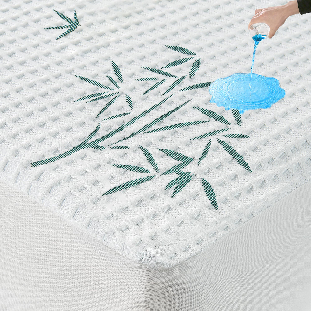 Lunsing Full Size Mattress Protector, Soft Breathable Waterproof Full Mattress Pad Cover With 6-16 Inches Deep Pockets