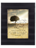 Cottage Garden for I Know The Plans I Have for You Black 8 x 10 Sentimental Framed Art Plaque