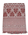 Gouri Textiles Solapur Cotton Chaddar Blanket 58 X 88chaddars (maroon), skinfriendly, Pack of 1