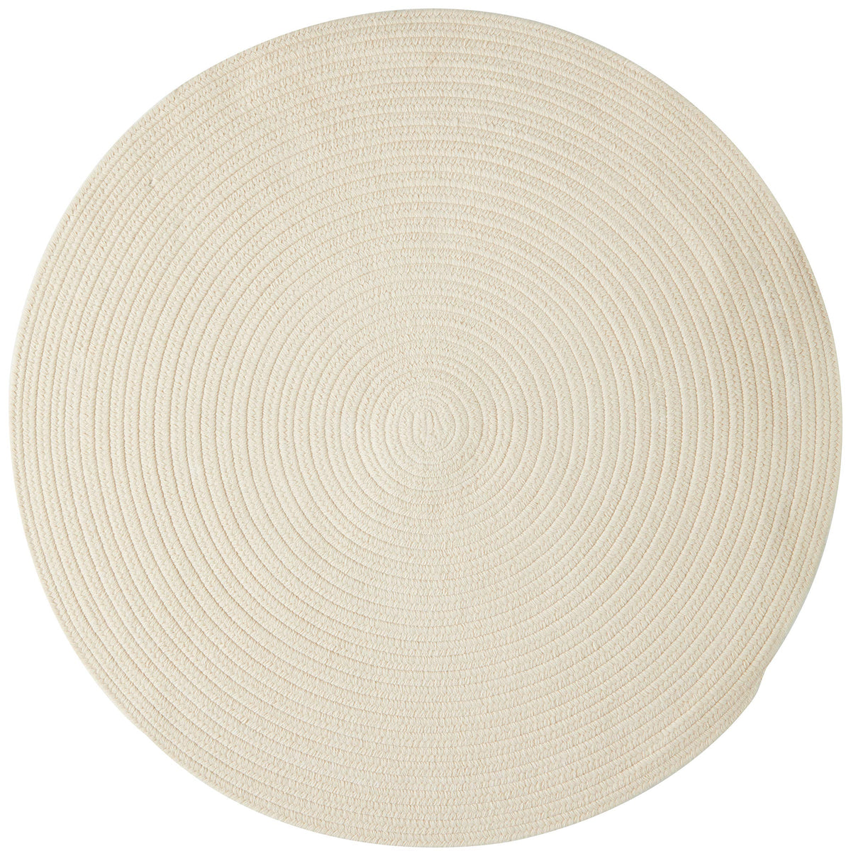 Bristol Polypropylene Braided Round Rug, 10-Feet, Natural