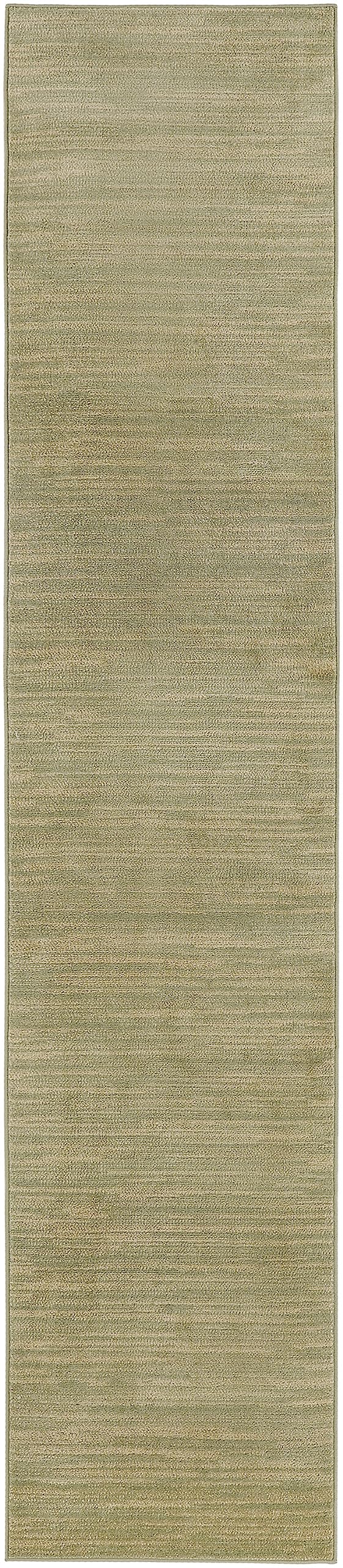 Nourison Essentials Indoor/Outdoor Green Gold 2' X 6' Area Rug, Easy Cleaning, Non Shedding, Bed Room, Living Room, Dining Room, Backyard, Deck, Patio (2X6)