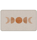 Mixding Boho Abstract Sun Moon Phase Modern Entrance Door Mat 17X30 Inch Doormats Decor, Bohemia Home Front Door Porch Outdoor I