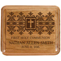 LifeSong Milestones Personalized Wooden Keepsake Box First Communion Gifts For Boys Jewelry Box Christening Gifts For Boys Bapti