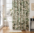 Ohocut Boho Shower Curtain Green Shower Curtain Cute Floral Shower Curtains For Bathroom Allover Jungle Tropical Leaves Plant Sh