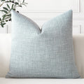 Otostar Linen Throw Pillow Cover Set Of 1 Decorative Square Pillowcases Cushion Covers 24X24 Inch For Home Decor Sofa Bedroom Ca