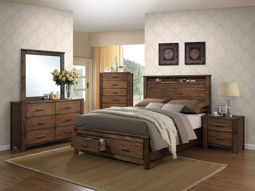 Acme Furniture Merrilee 6 Drawer Dresser In Oak