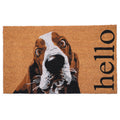 Calloway Mills Brown/White Basset Hound Doormat (17' X 29')