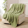 Fy Fiber House Fleece Throw Blanket For Couch 300Gsm Super Soft Plush Fuzzy Blankets Lap Blanket For Office Sofa, 50X60 Inches,