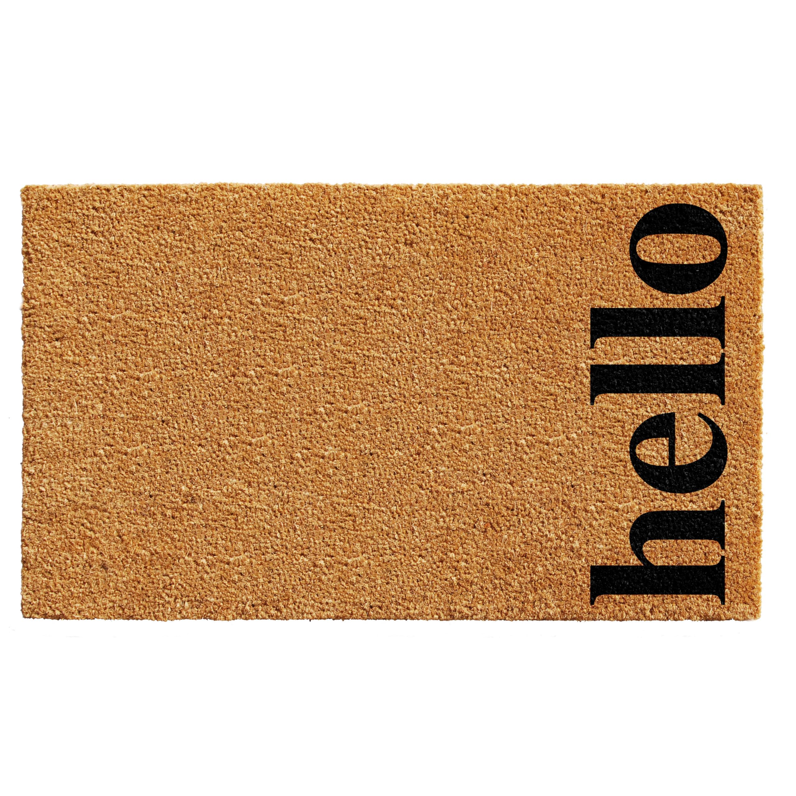 Calloway Mills Az102613048Nbb Incline Hello Doormat Natural/Black, 30' X 48'