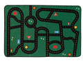 Carpets for Kids KID$Value 48.22 Go-Go Driving Play Rug 4ft x 6ft Rectangle Green