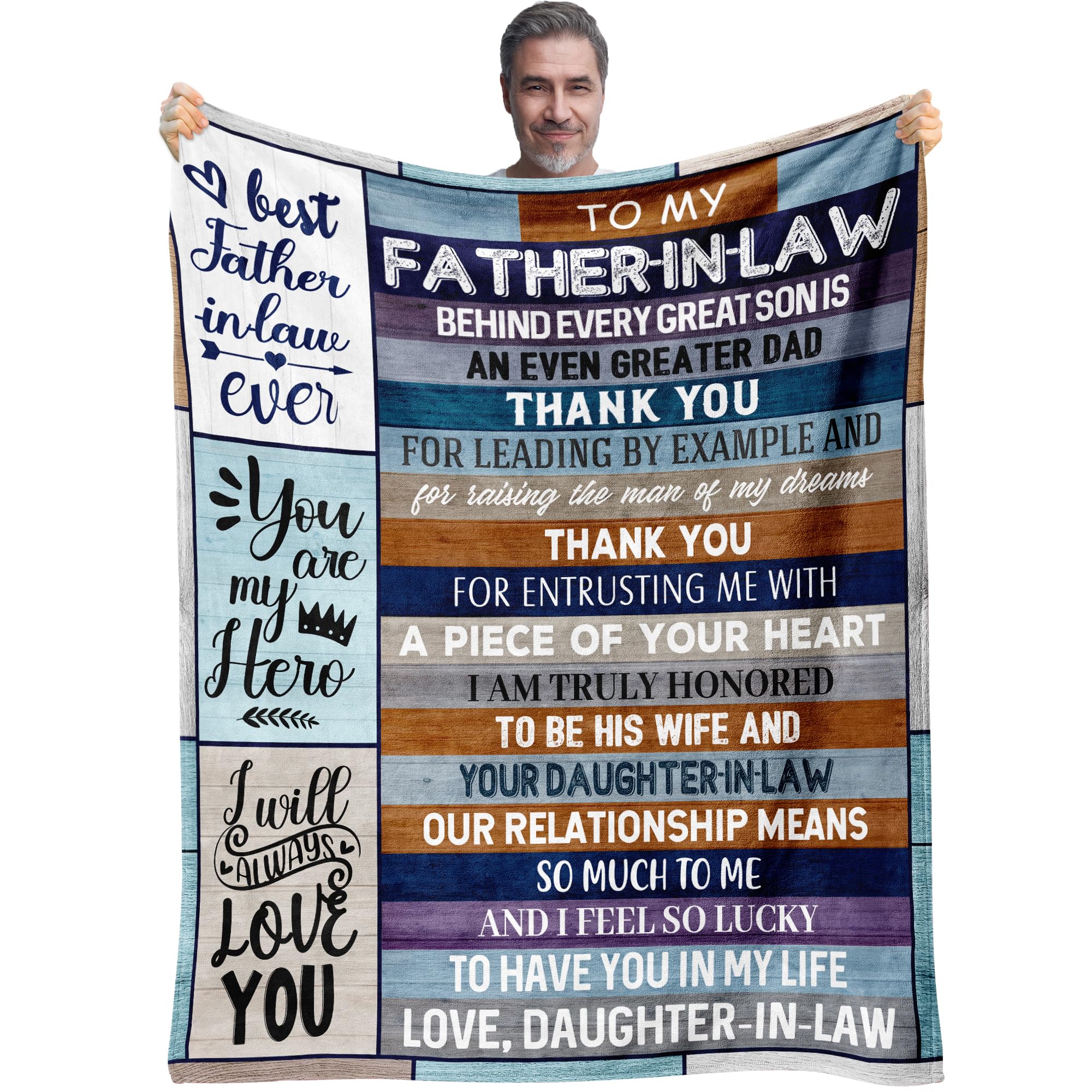 Ekpvgit Fathers Day Father In Law Gifts, Father In Law Gift From Daughter In Law/Son In Law, Birthday Gifts For Father In Law, B