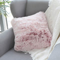 Uhomy Single Pack Home Decorative Fluffy Plush Pillow Covers 22 'X22 ', Super Soft Faux Fur Throw Pillow Cover Luxury Square C