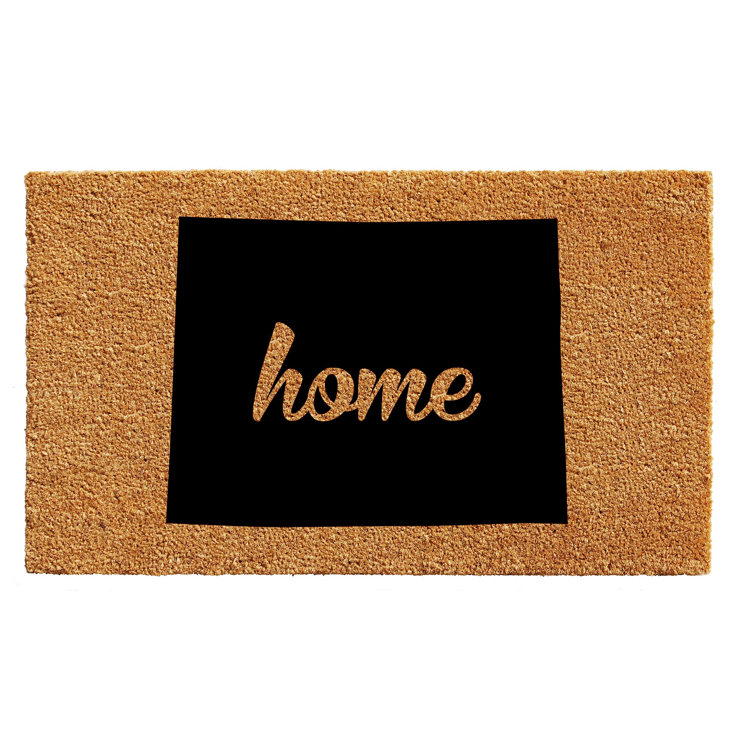 Calloway Mills 105472436 Wyoming Doormat, 24' X 36', Natural/Black